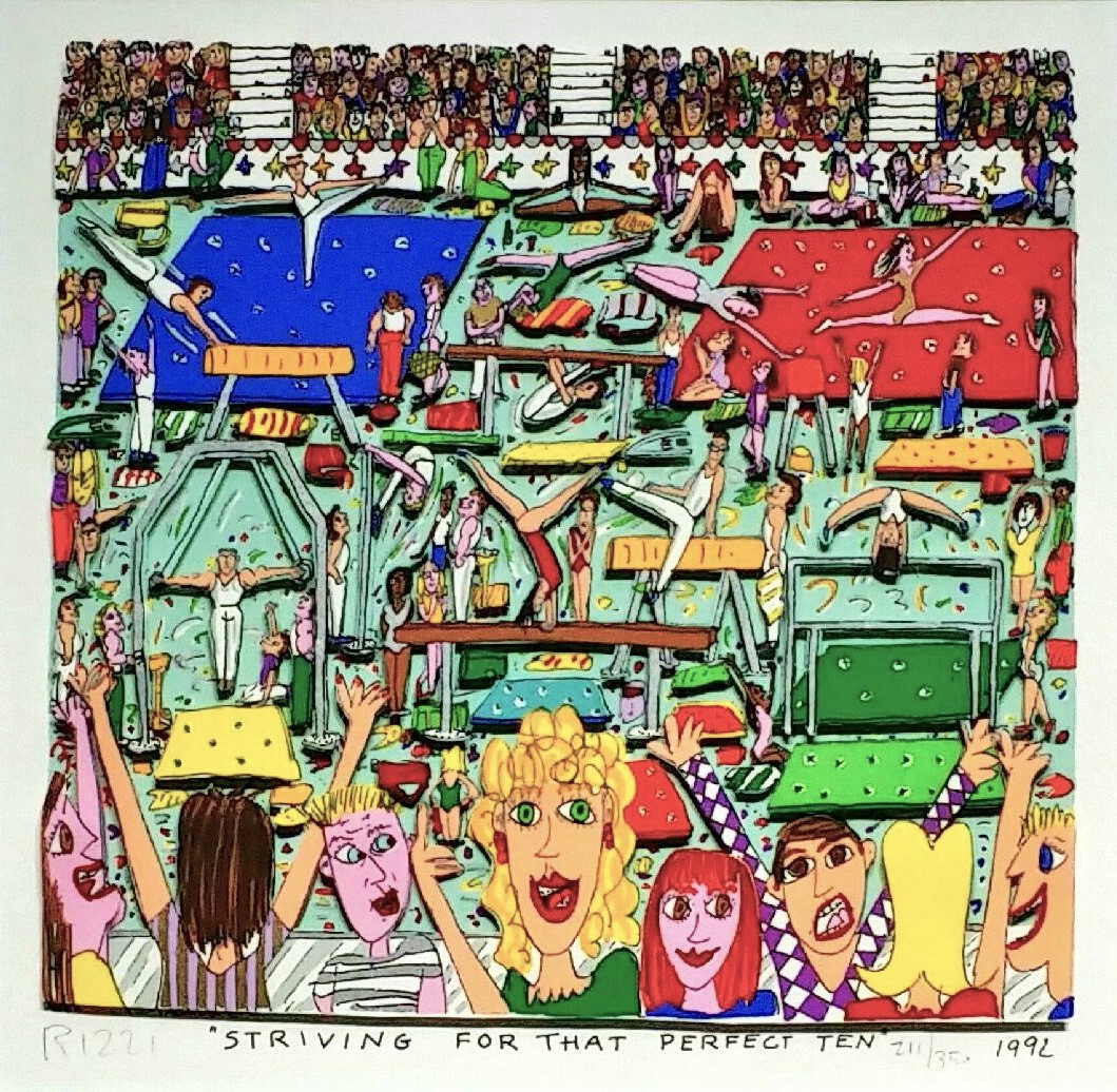 レア物】ジェイムズ リッツィ シルクスクリーン しょうもなく 149/250 88 