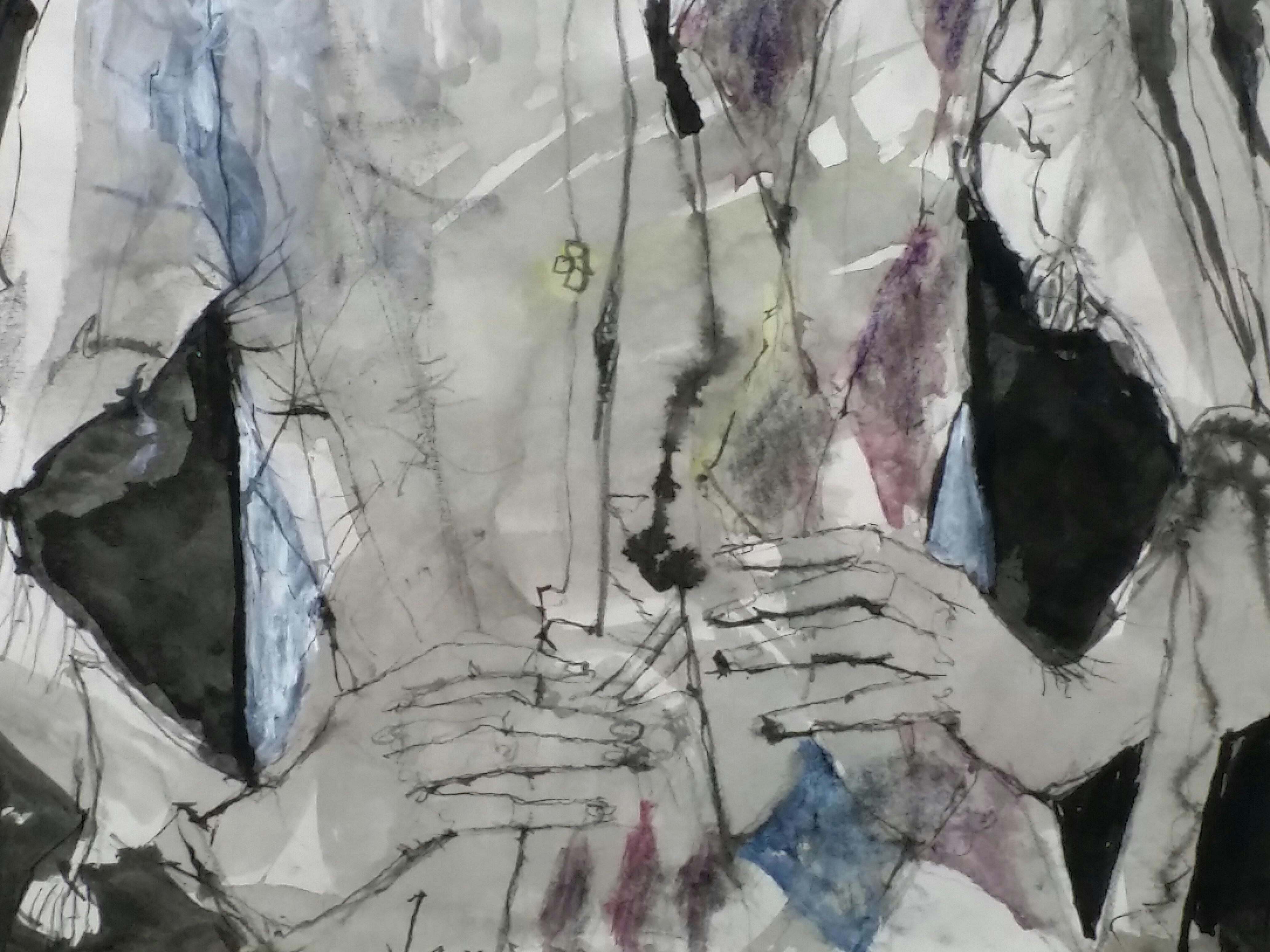 ジャンセン アルルカン アクリル 15号 画廊アートエミュウ Art Emy