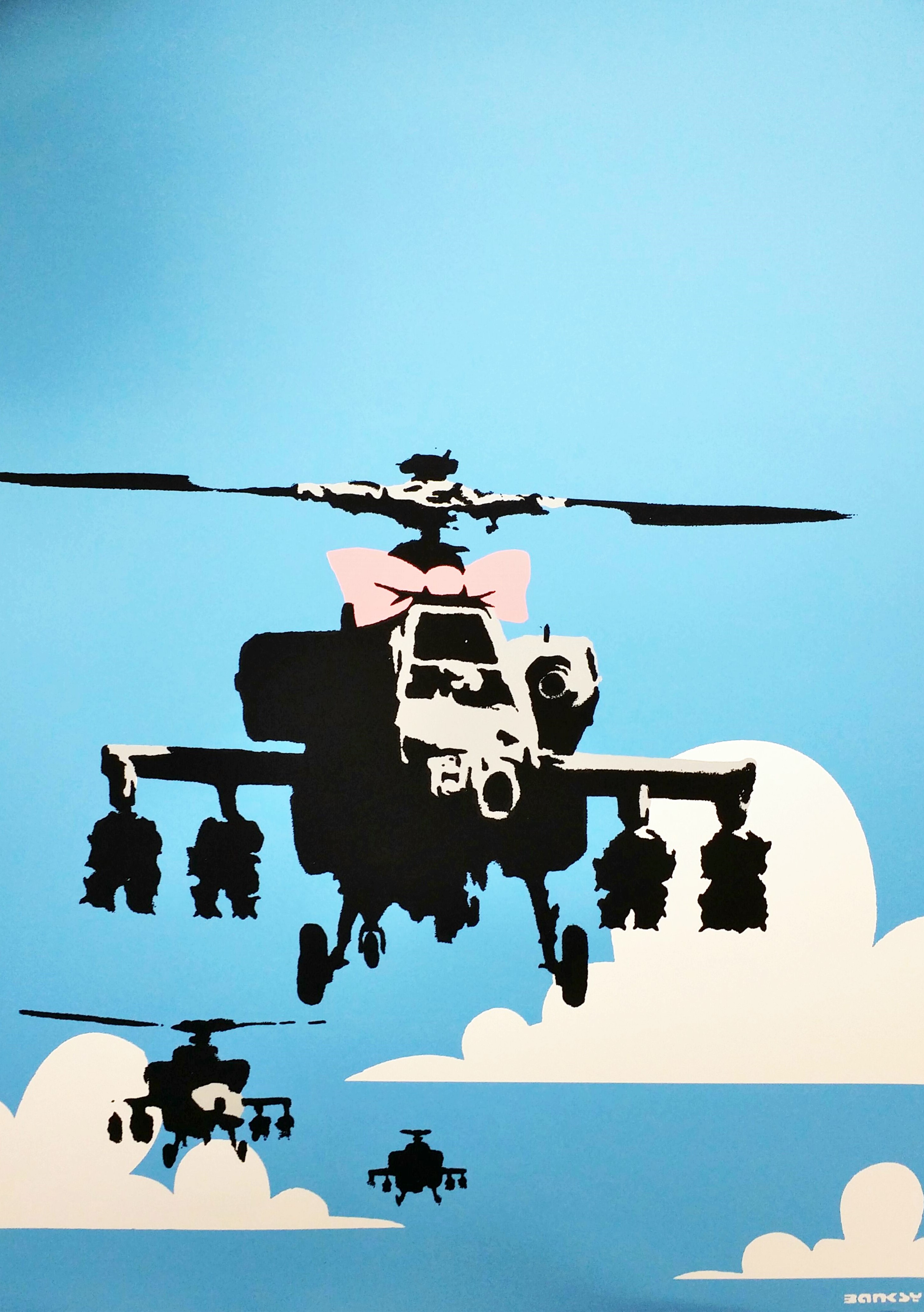 バンクシー – Happy Chopper（シルクスクリーン ） - 画廊アート 