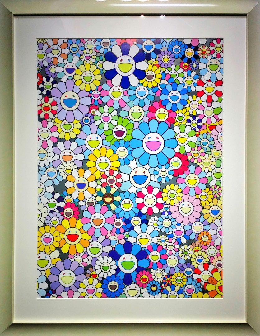 300枚限定 村上隆 ポスター シャンペンスーパーノヴァ ブルー MURAKAMI  