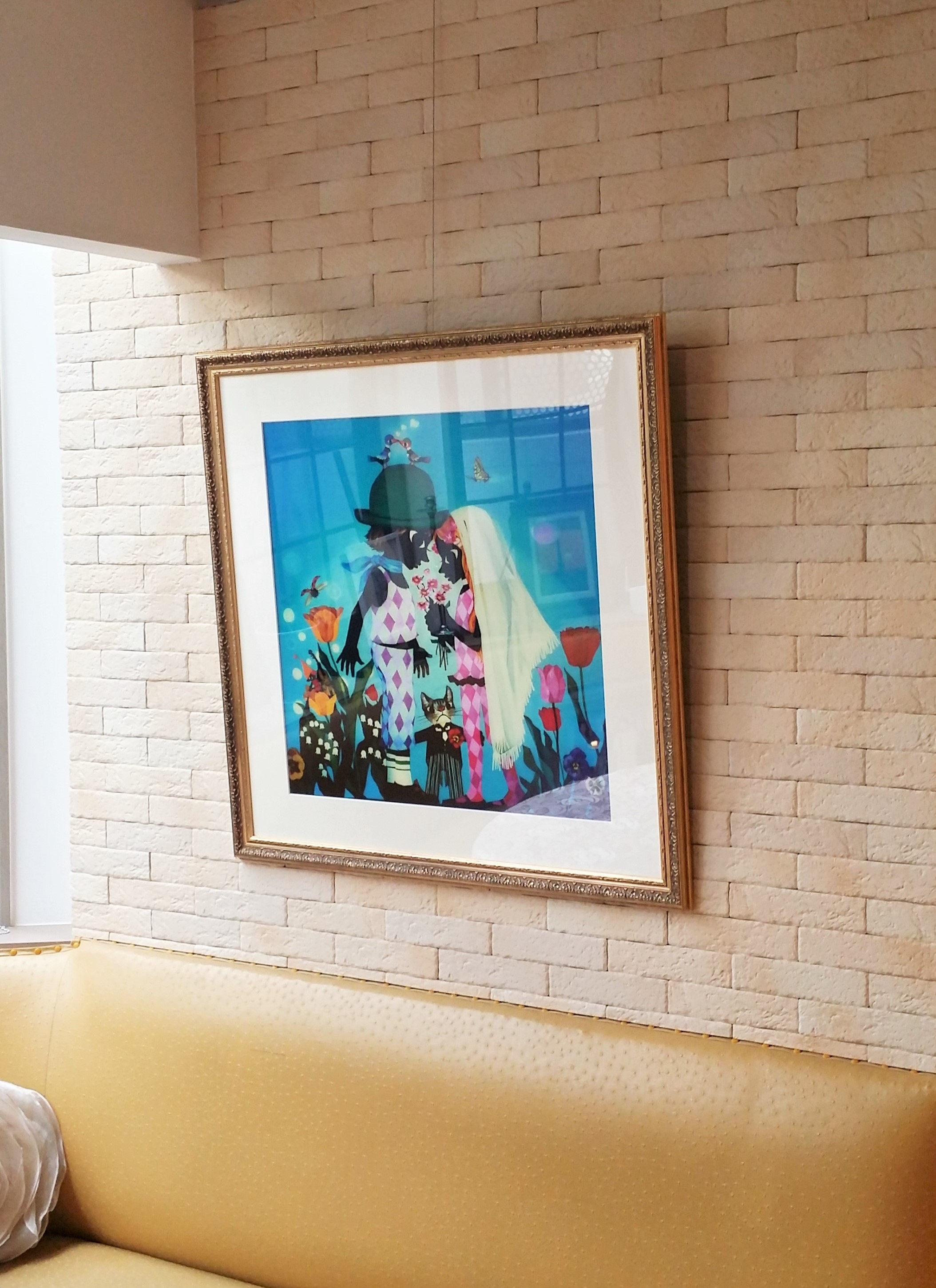藤城清治 – 小さな恋（リトグラフ 画面 60×60cm） - 画廊アート 