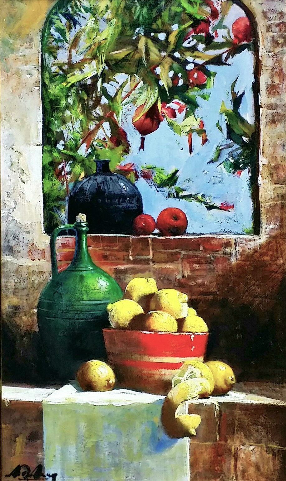Still-life-with-lemons」油彩10号.jpg