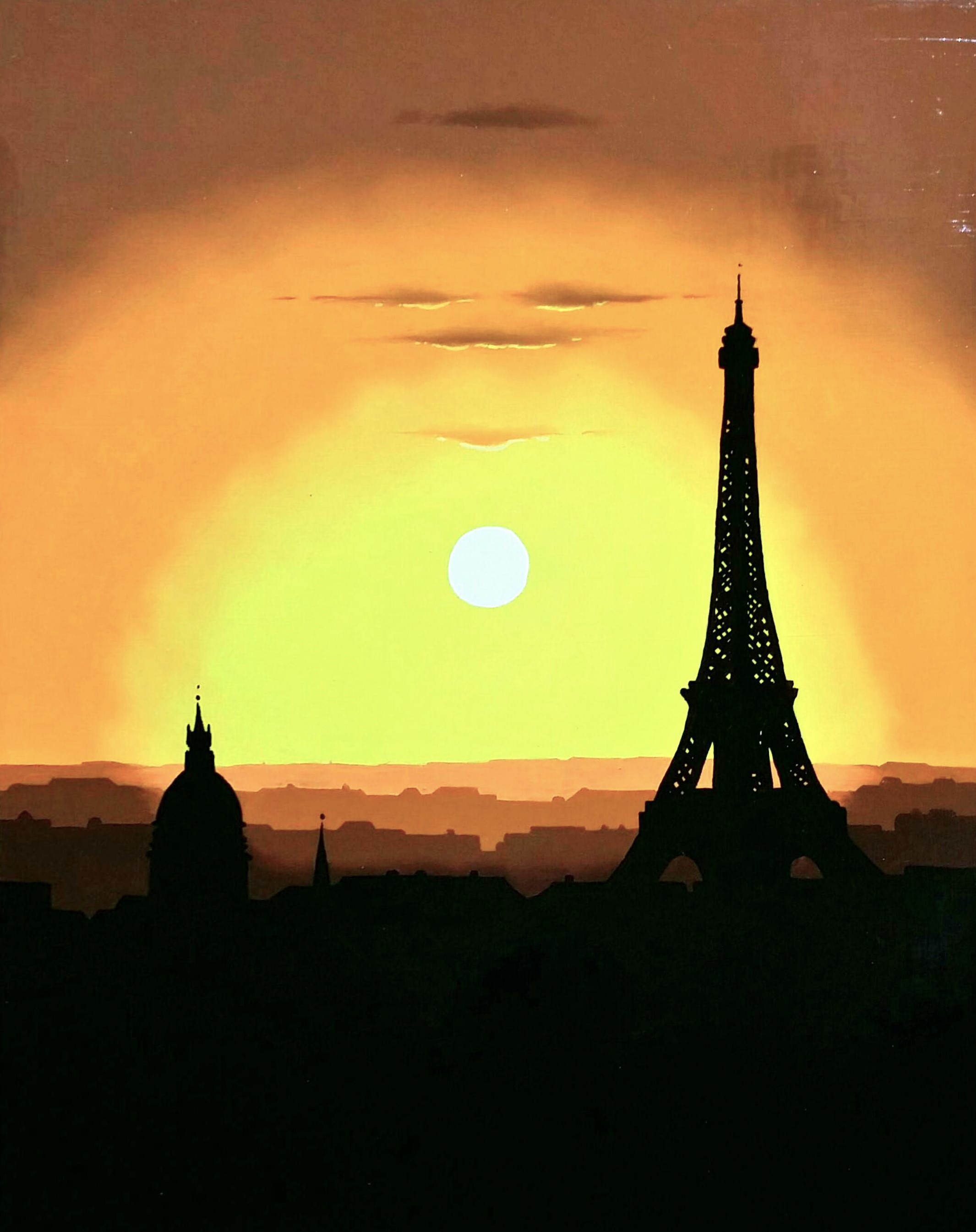 Paris-La-Tour-Eiffel」油彩41×31.8cm.jpg