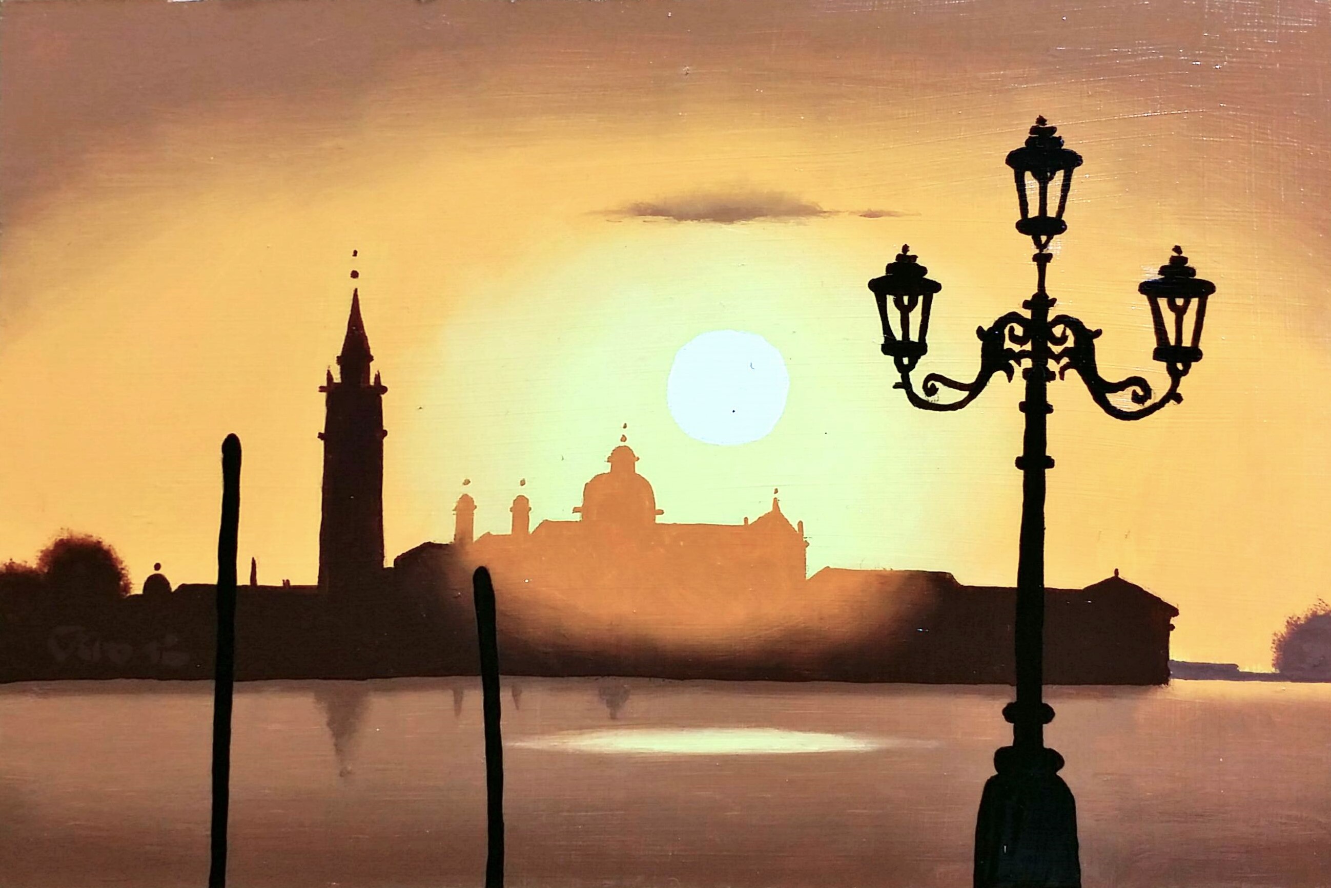 Venice-San-Marco」油彩15.8×22.7cm.jpg