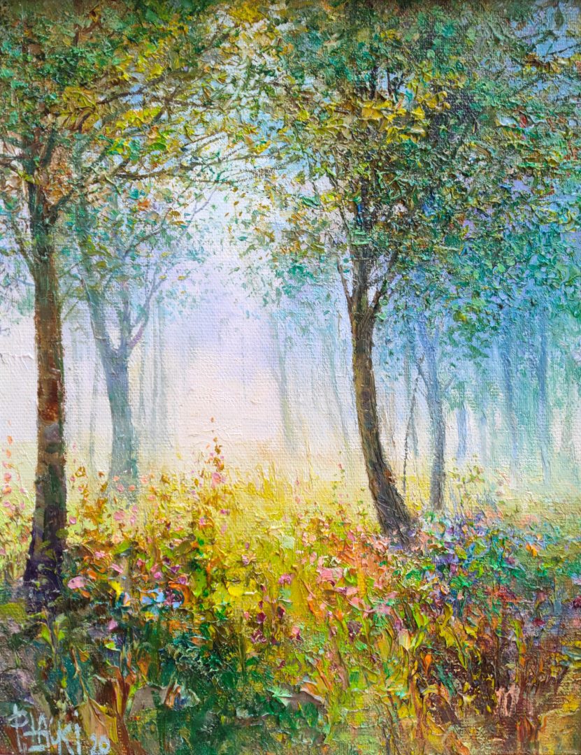 Forest-of-birches」油彩3号2101-311.jpg