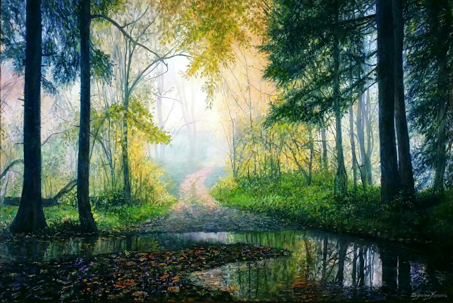 Autumn-forest-mood」油彩60×90cm.jpg
