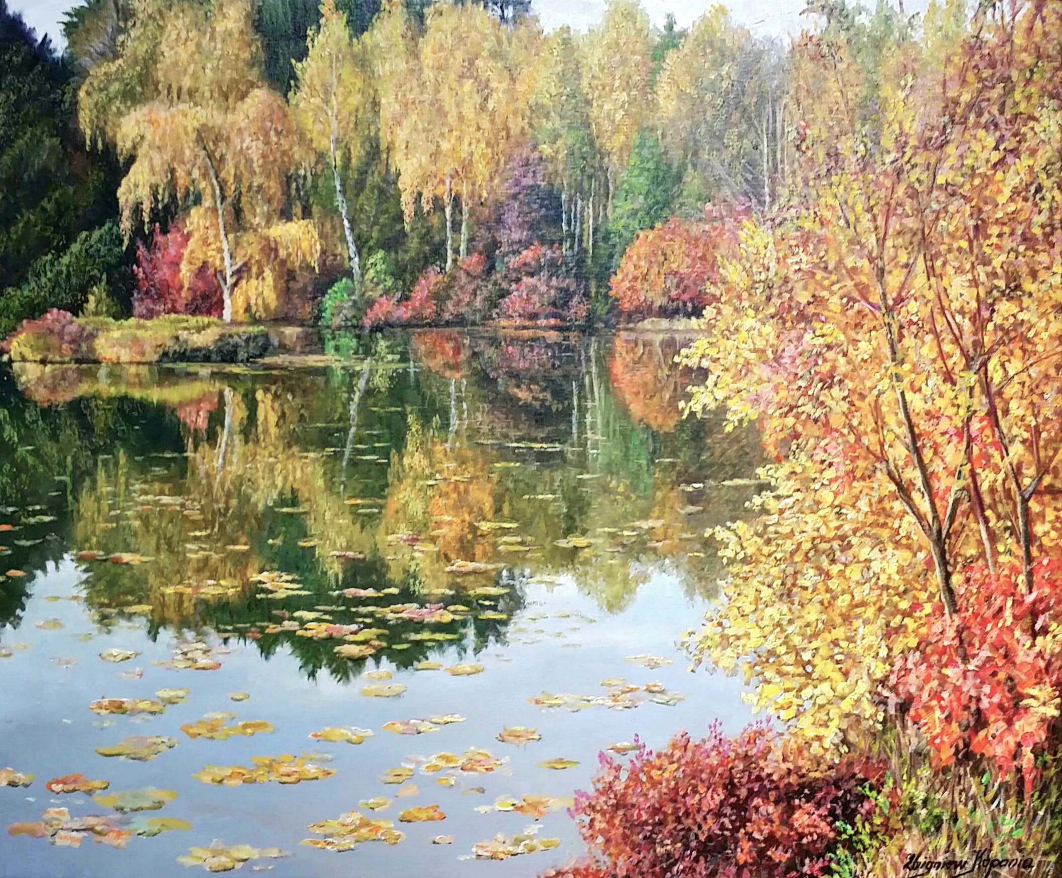 Autumn-leaves」」油彩50×60cm.jpg