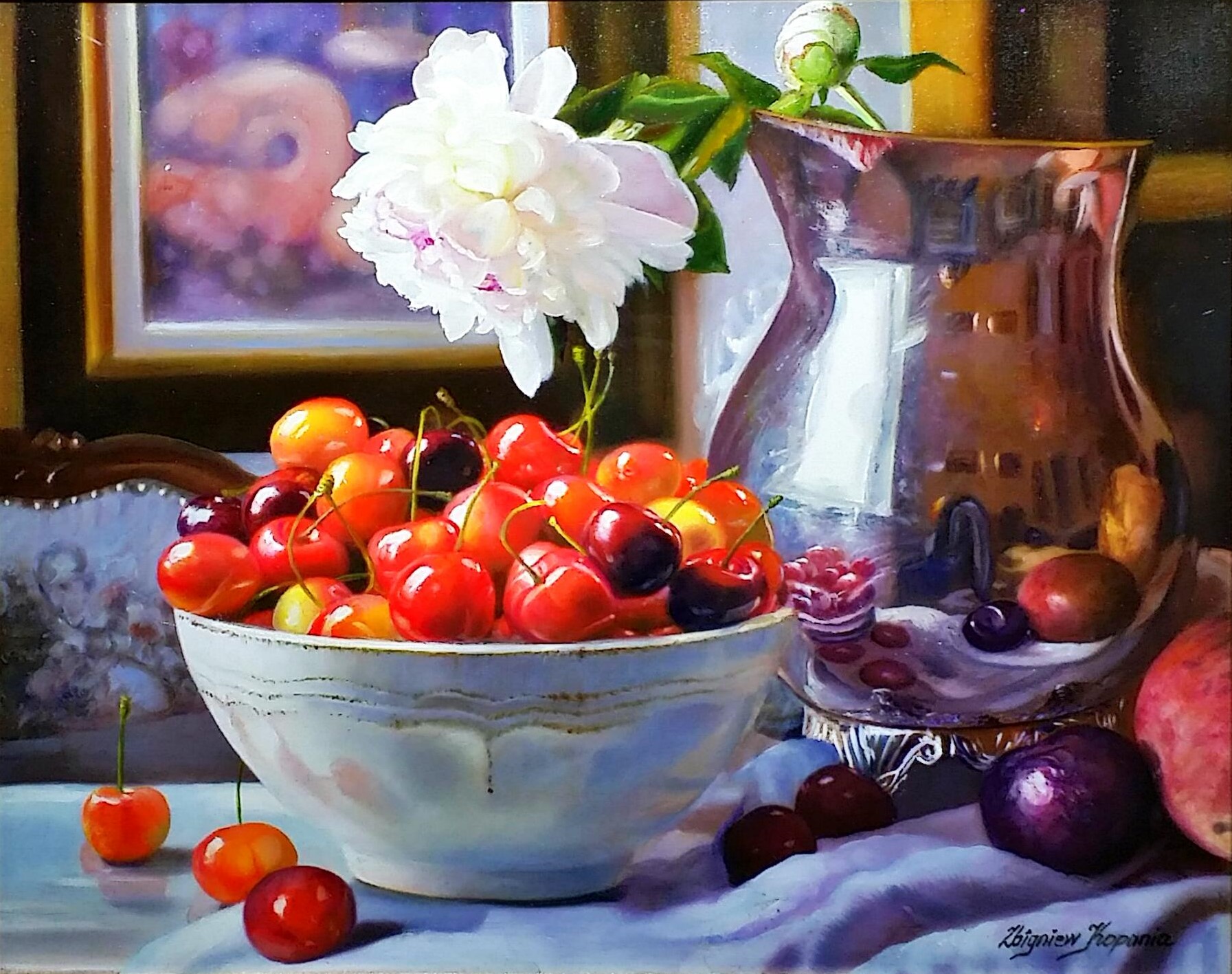 Cherries」油彩40×50cm.jpg