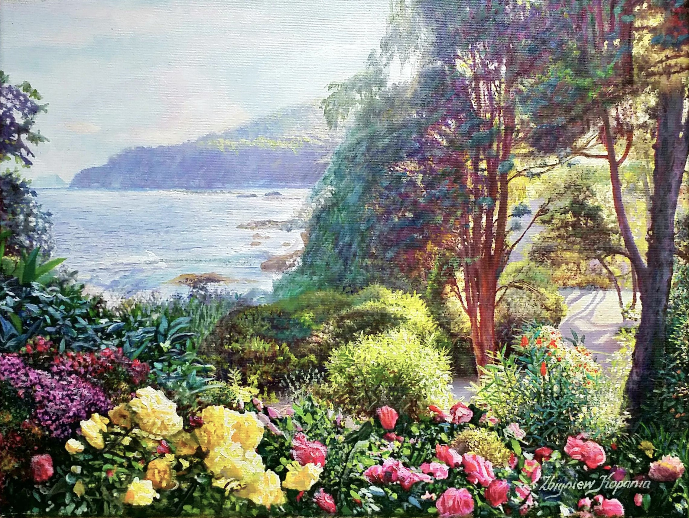 Colourful-seaside」油彩32×41cm.jpg
