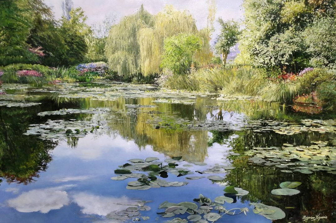 Monet-garden-II」油彩59.5×89.7cm2009-30.jpg
