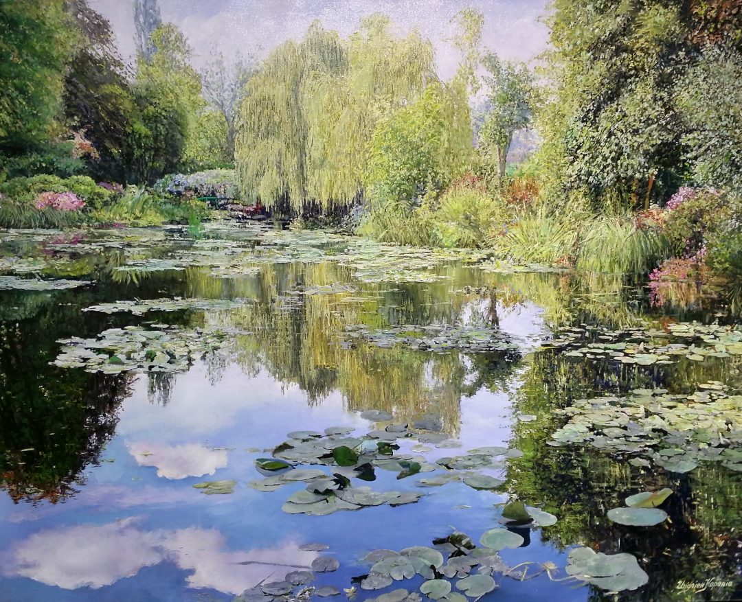 Monet-garden-I」油彩72.5×90.3cm2009-29.jpg