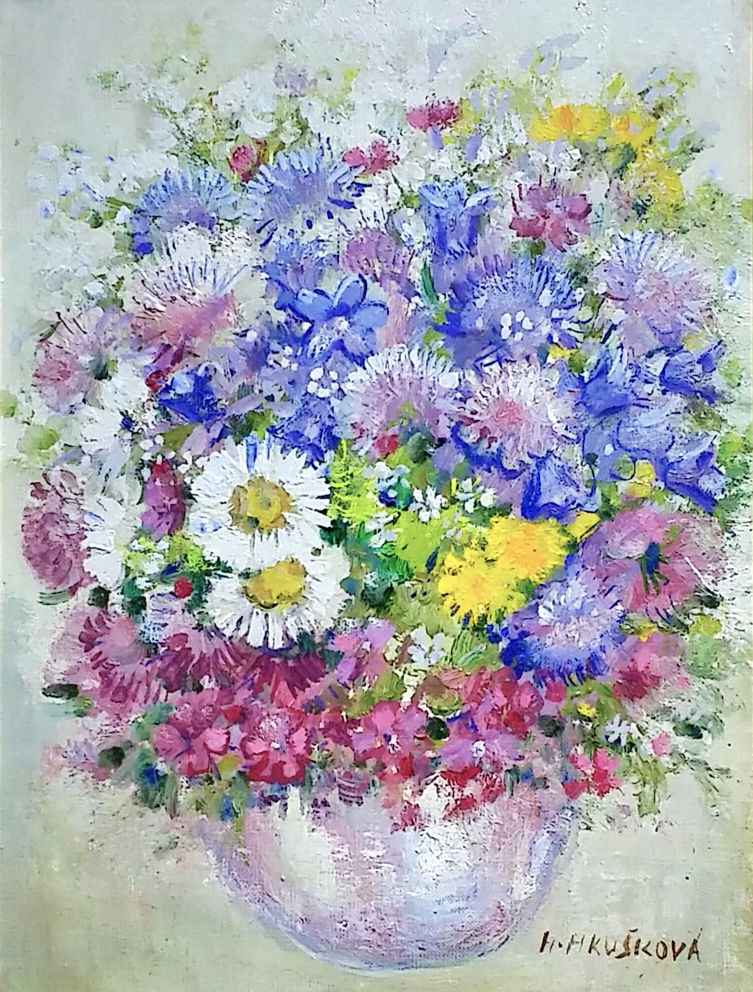 Mountain-flower」油彩40×30cm.jpg