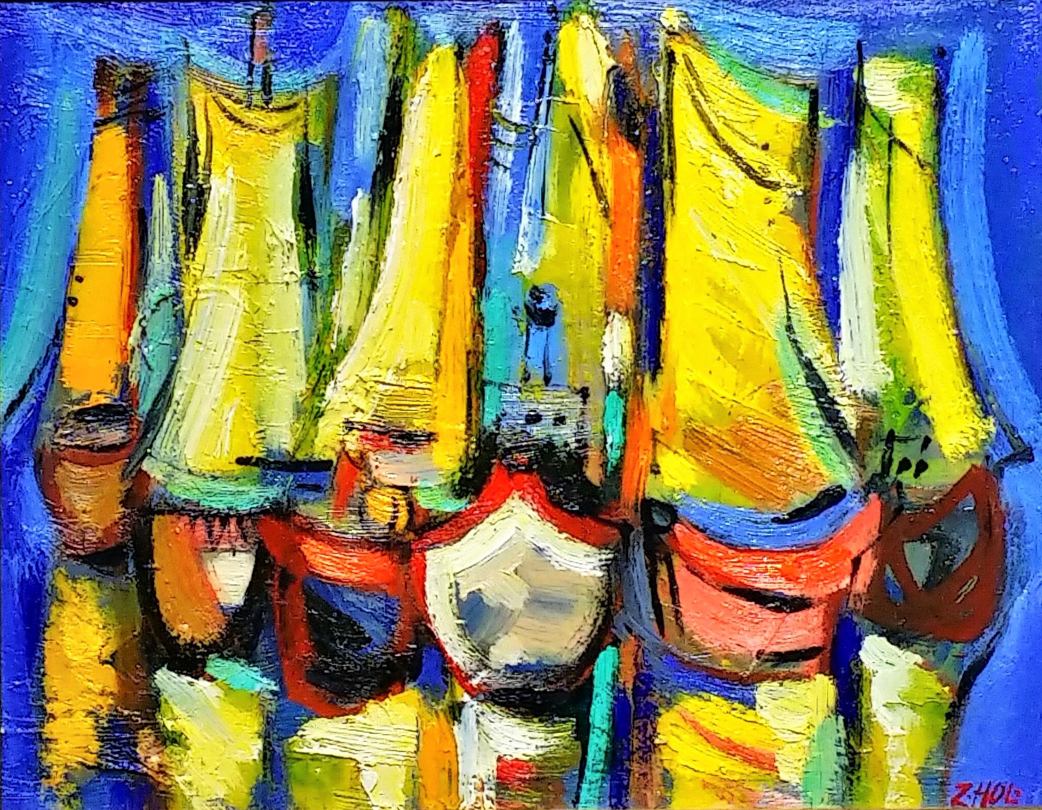 Colourful-afternoon」油彩24×30cm.jpg