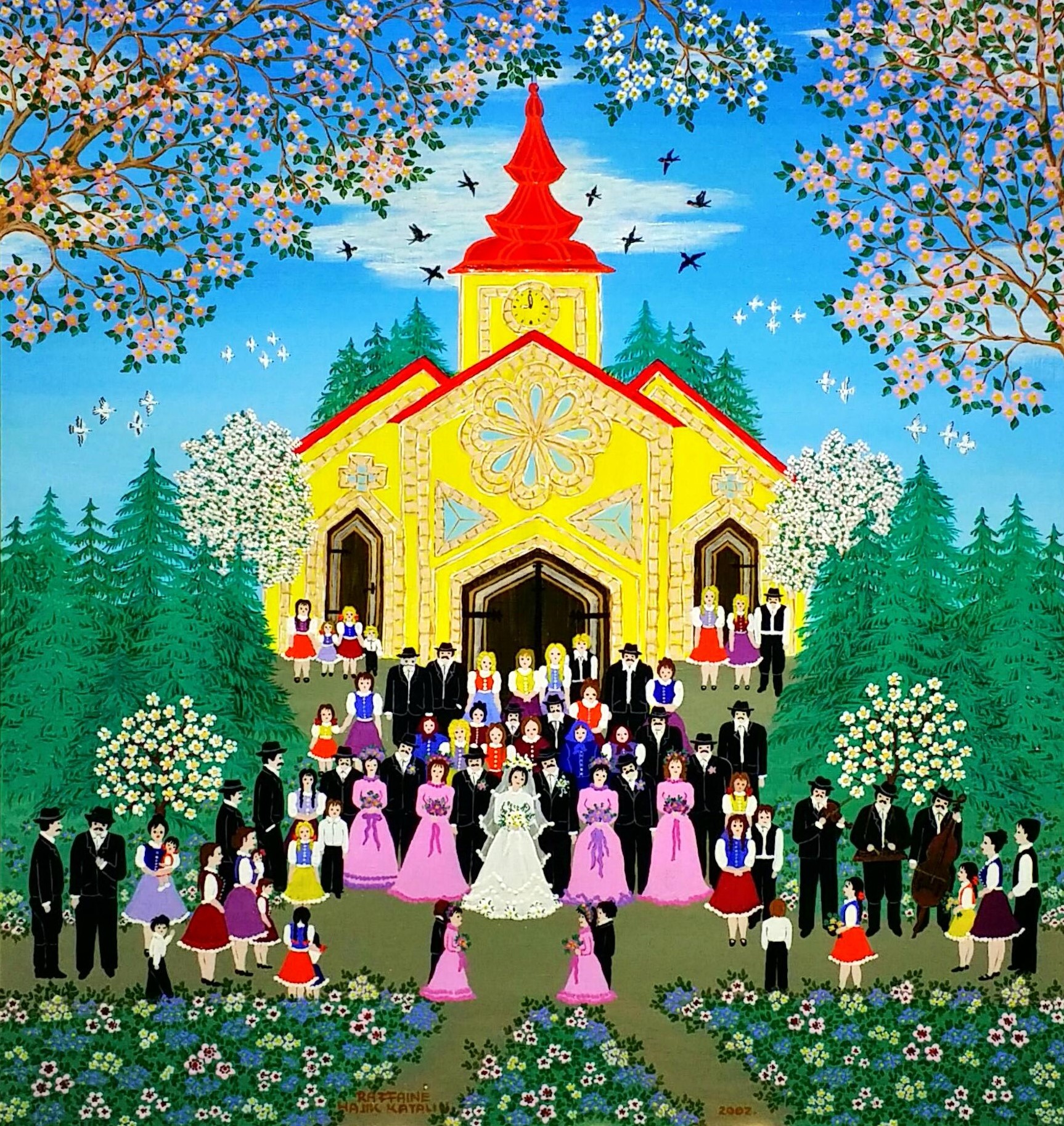 Spring-wedding」油彩・アクリル53×49.5cm.jpg