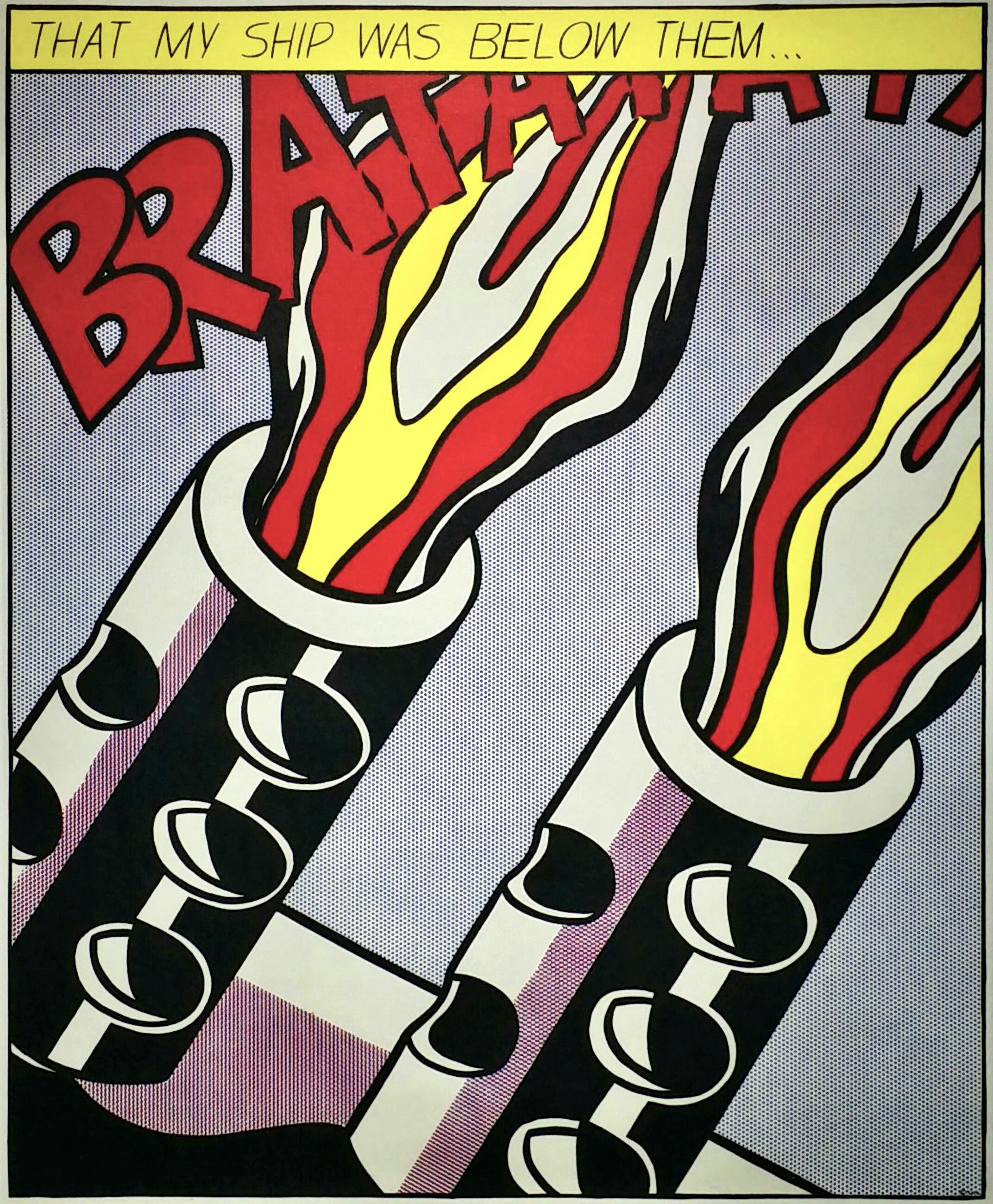 As-I-Opened-Fire-Poster-B」オフセットリトグラフ61×49.7cm2.jpg